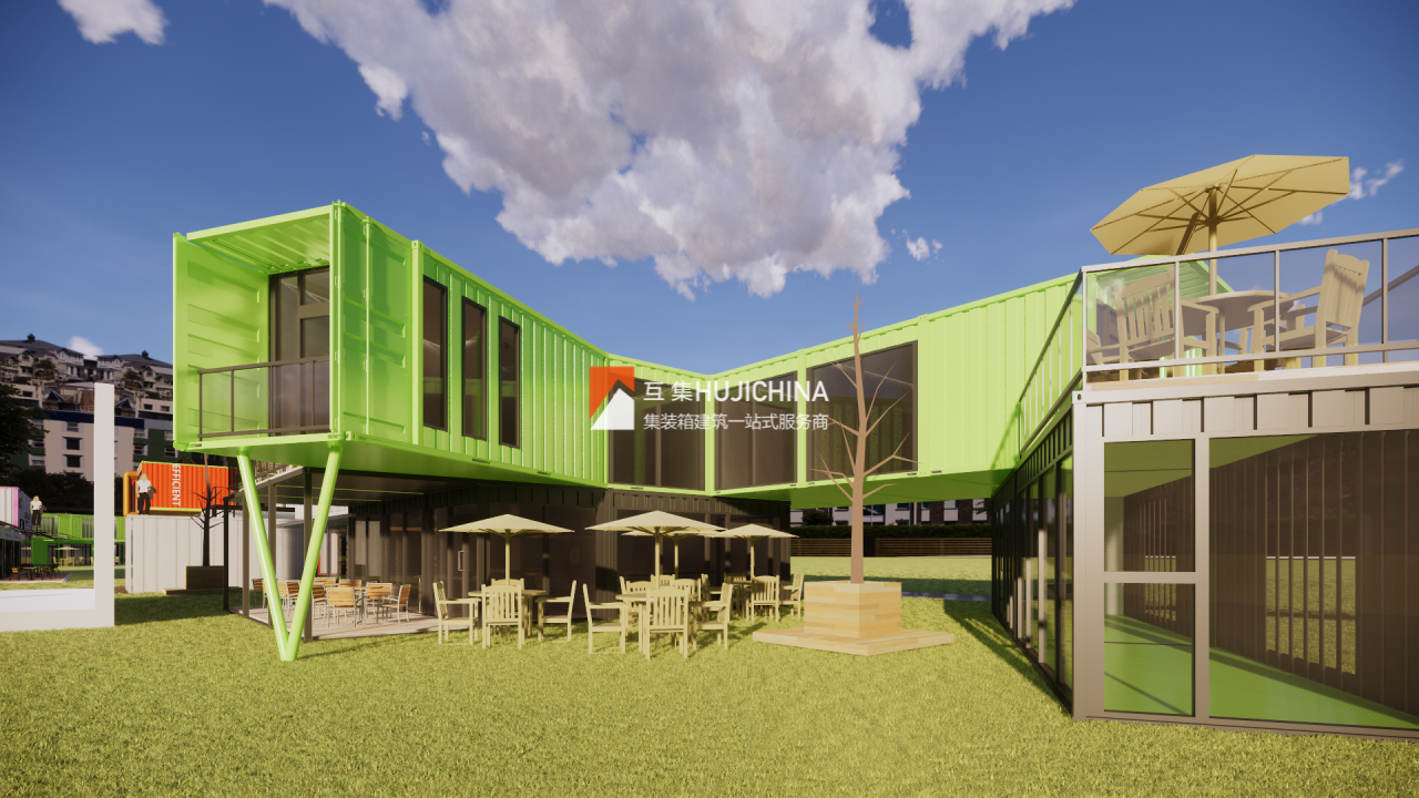 集裝箱創意建筑 可持續性與創新的結合